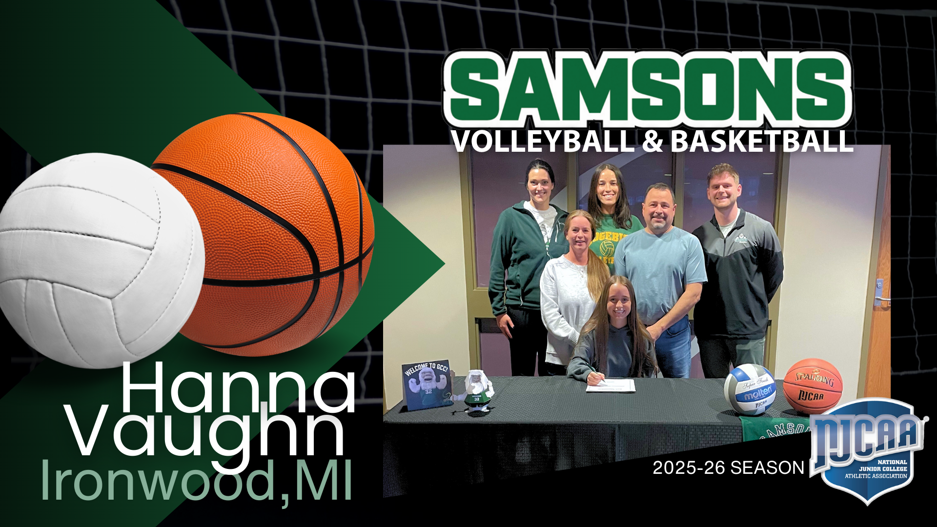Ironwood&rsquo;s Vaughn Signs with GCC for Basketball and Volleyball